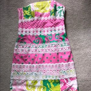 Lilly Pulitzer Strapless Dress